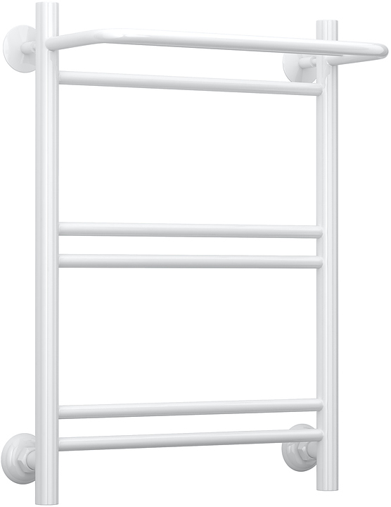 Полотенцесушитель водяной Стилье Версия-Н1 П16 60х40 см, с полкой, белый