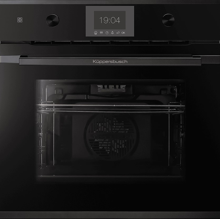 Духовой шкаф с пиролизом Kuppersbusch BP 6350.0 S6  Black Steel 3600 Вт 70 л 595х559х595 мм черный