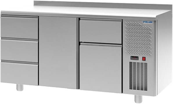 Стол холодильный POLAIR TM3GN-301-G с бортом