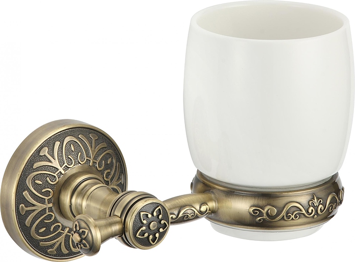 Стакан для зубных щеток с держателем Savol S-005858C