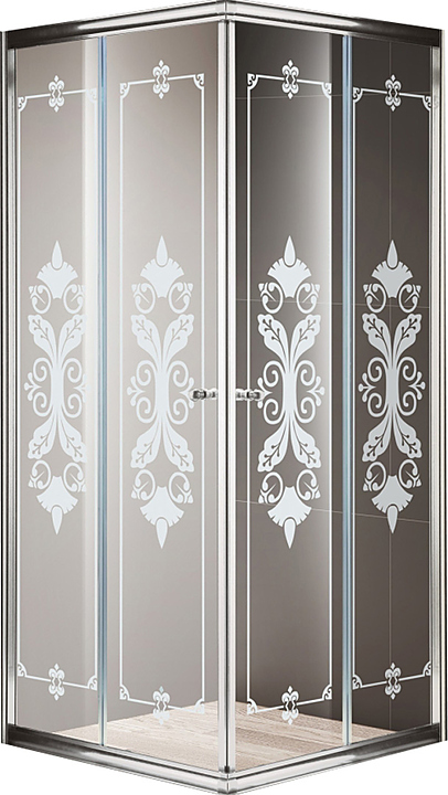 Уголок душевой CEZARES GIUBILEO-A-2-80-SCORREVOLE-CP-Cr 80х80х195 см