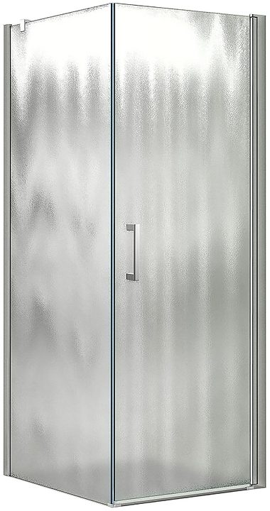 Уголок душевой Vincea Orta VSR-1O9090CH-L 90х90 см, левый, стекло шиншилла, хром