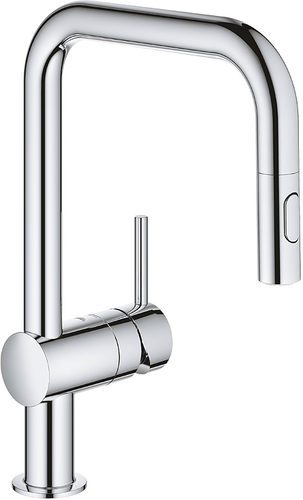 Смеситель для кухни с вытяжным изливом Grohe Minta 32322002