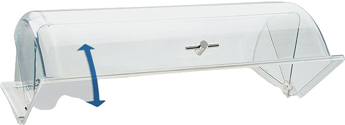 Крышка APS 11010 Roll-Top 530х325х170 мм пластик