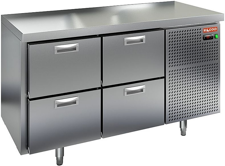 Стол морозильный HICOLD GN 22/BT O без борта