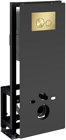 Система инсталляции для подвесного унитаза Wasserkraft Glan 66TLT.010.ME.BL.MG02