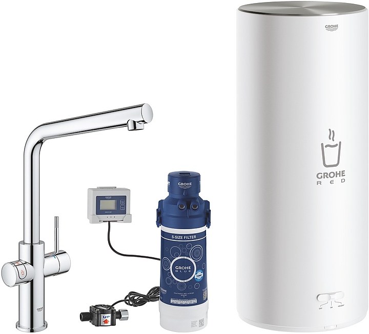 Смеситель для кухни и бойлер L-size Grohe Red Duo 30325001