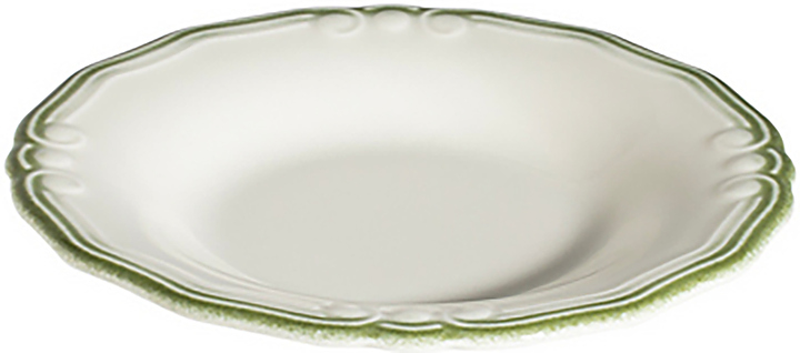 Тарелка глубокая ID Fine Relic Green 30543-211117 17 см
