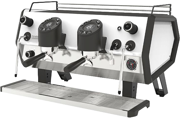 Кофемашина Sanremo PRO D8 2GR белая, черная