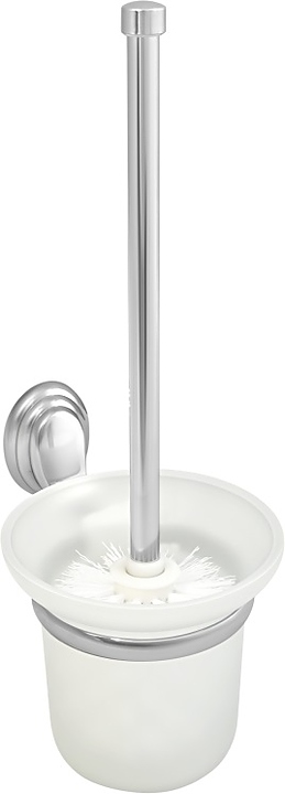 Ершик туалетный Puff Solinne 15161 Classic (силумин / стекло матовое) хром / сатин