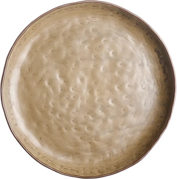 Тарелка Kunstwerk Grasp 20724/brown d=26 см h=3,2 см (керамика) коричневая