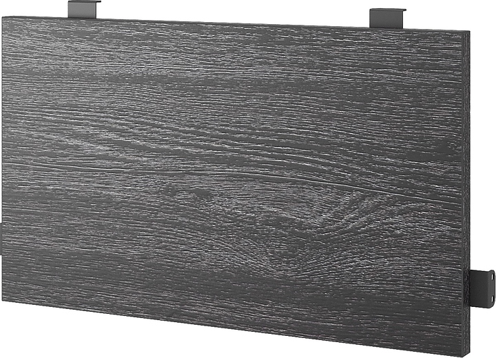 Нижний боковой подвесной экран КОБОР EN2-80 black/glazed (ЛДСП)