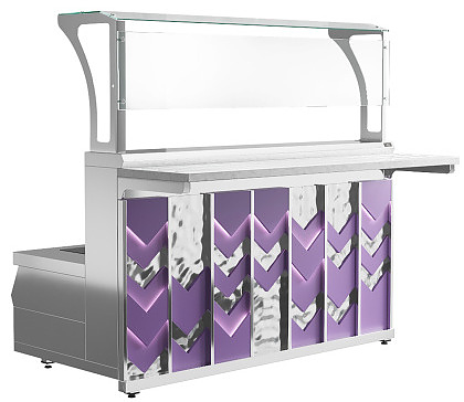 Мармит первых блюд 3-конфорочный индукционный Luxstahl МПИ (С)-1500 Premium Vector (Вектор)