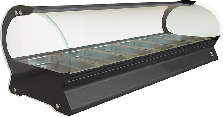 Витрина тепловая КОБОР SE-6H черная