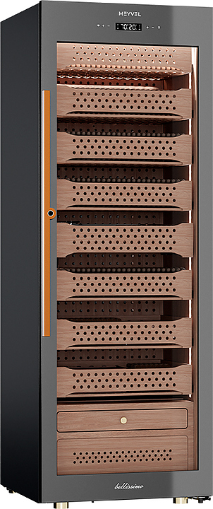 Шкаф для сигар MEYVEL MC-272BK (PRO)