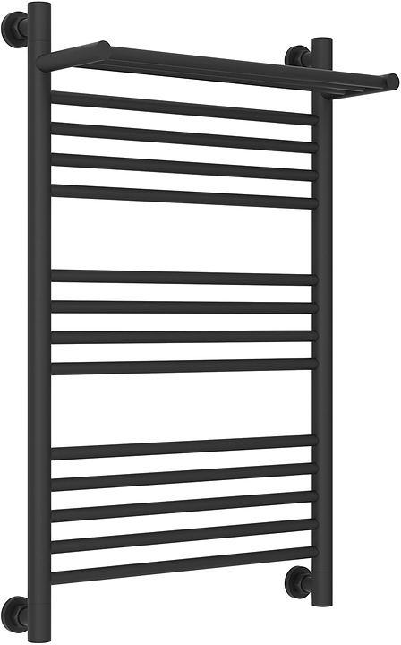 Полотенцесушитель водяной Сунержа Богема с полкой+ 80x50 см темный титан муар