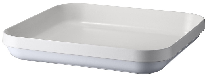 Салатник для подачи/фуршета Emile Henry Welcome 77627 420х420 мм h 65 мм керамика, белый