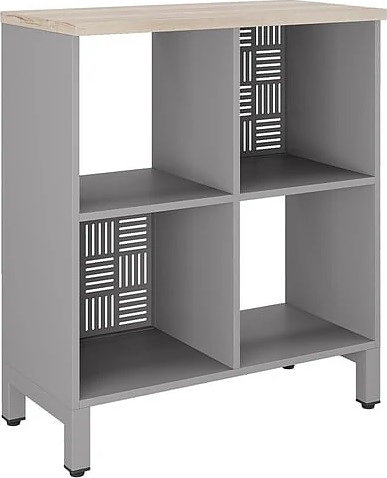 Стеллажная система КОБОР SQ-2Х2 aluminum/natural