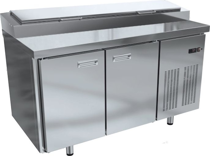 Стол холодильный для пиццы KRONER СХП 2-140-70
