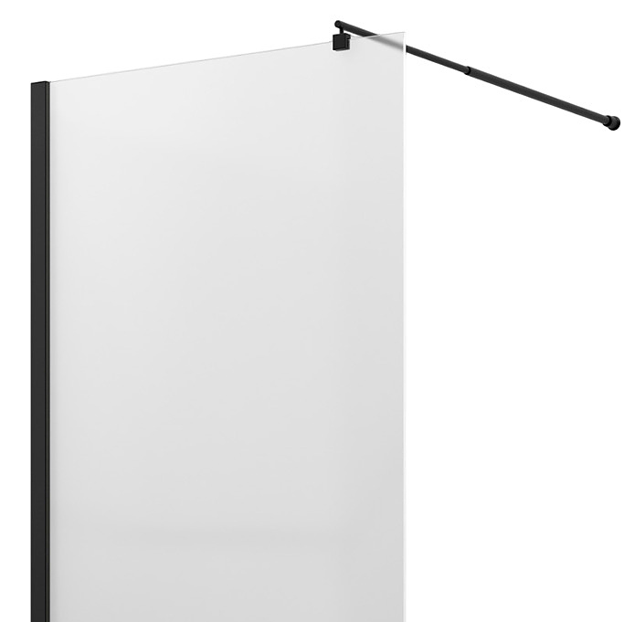 Душевое ограждение Wasserkraft Rur 30W46MB-MG 2000х1100 мм черный