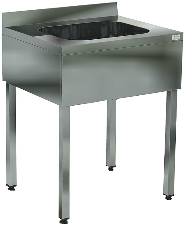 Ванна моечная КОБОР ВМЦФ/1-60/60