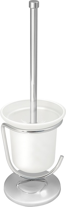 Ершик туалетный Puff Solinne 11061 Base (нерж. сталь / стекло матовое) хром / сатин