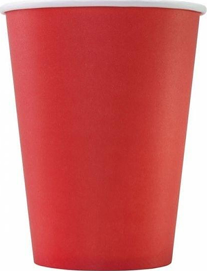 Стакан бумажный Флексознак 300 мл красный (1200 шт.)