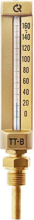 Термометр жидкостной Росма ТТ-В-150, прямой 150/50, 120С