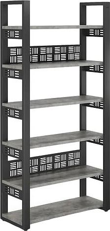 Стеллаж открытый КОБОР SO6-80/36 black/chicago