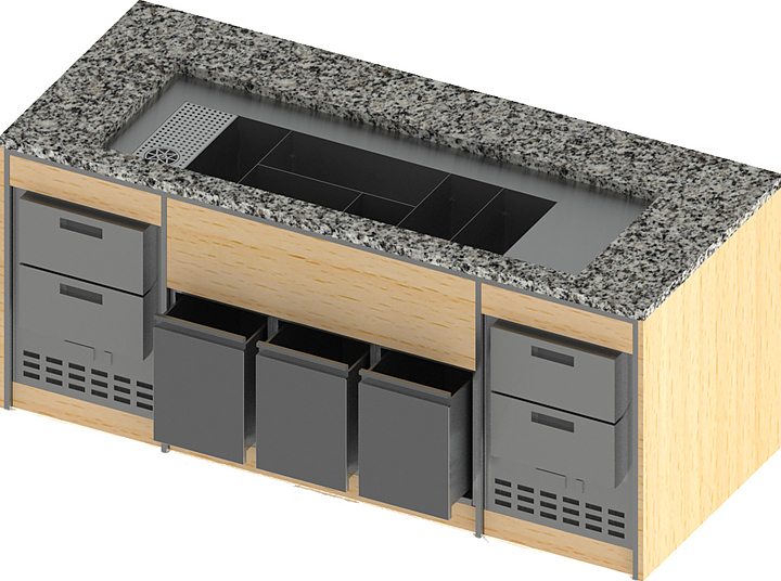 Остров бармена RestoArt RA-IB20-11