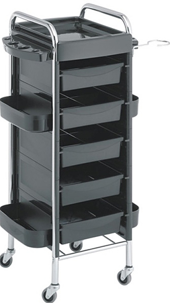 Тележка парикмахерская Artecno 039 Kappa completo, черный