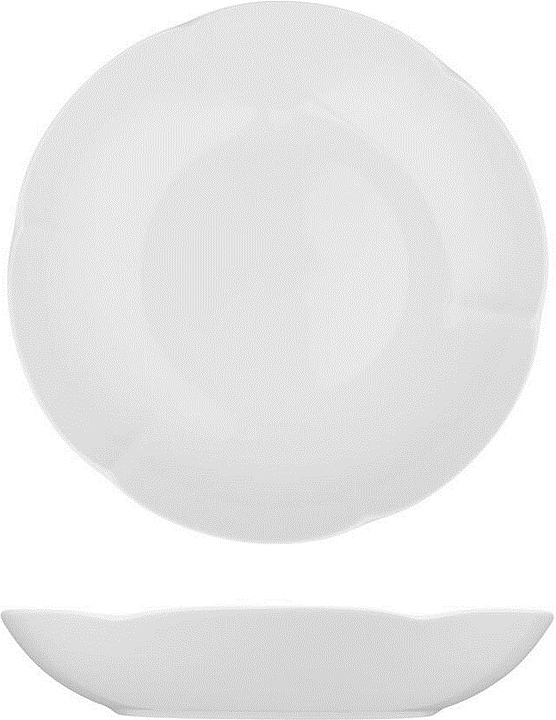 Салатник Noble Bella 401029 700 мл d=22 см h=4 см (фарфор) белый