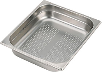 Гастроемкость Rosso GN 1/3-100 (325х176х100) перф., нерж. сталь