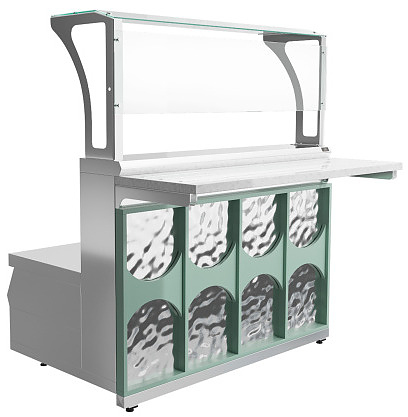 Мармит первых блюд под электрические супницы Luxstahl МПН (С)-1200 Premium Mirror (Зеркало)