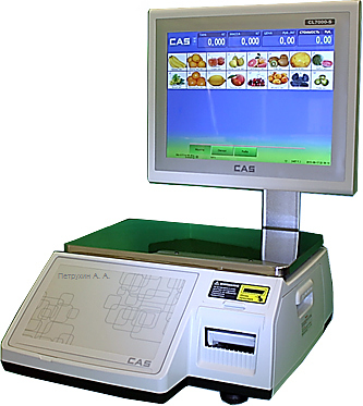 Весы торговые CAS CL7000-30S TCP-IP
