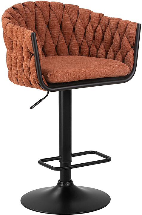 Стул барный DOBRIN 9690-LM LEON (оранжевый)