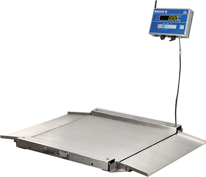 Весы низкопрофильные МАССА-К 4D-LA.S-10/10-1500-AB(RUEW)