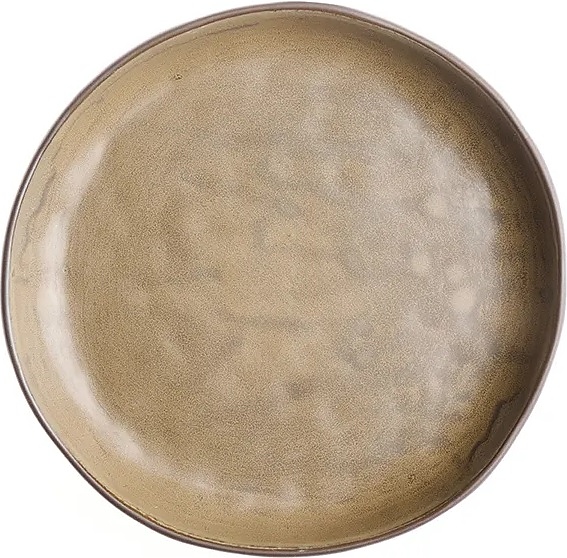 Тарелка Kunstwerk Grasp 20723/brown d=23 см h=3 см (керамика) коричневая