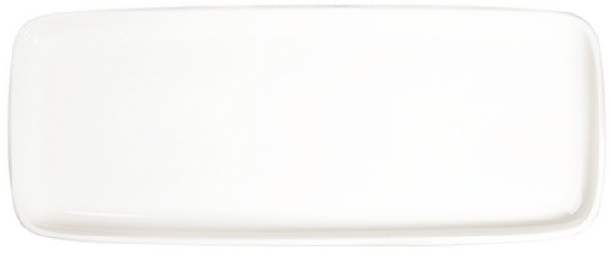 Блюдо прямоугольное ID Fine Transparent Quadro 10000-151646 46 см (45x18) белый