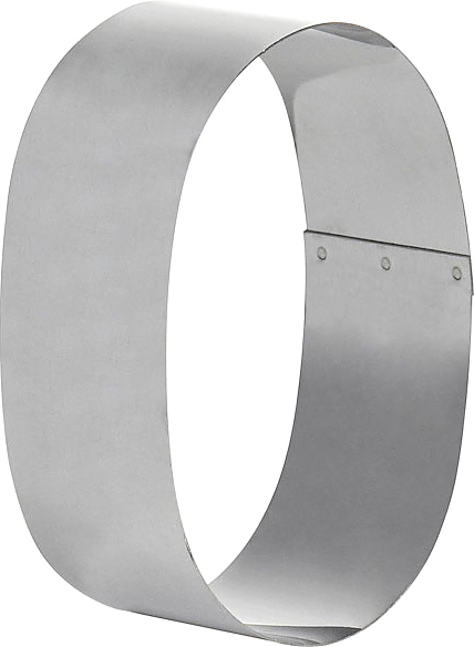 Форма кондитерская Техно-ТТ овал 90х55 мм, h=50 мм нерж. сталь