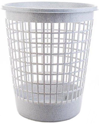 Корзина для мусора PLAFOR 50 л белая