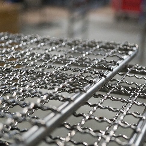 Евросетки для копчения Ижица ES620 (700х700, 20х20, d2, ЧР), 6 штук