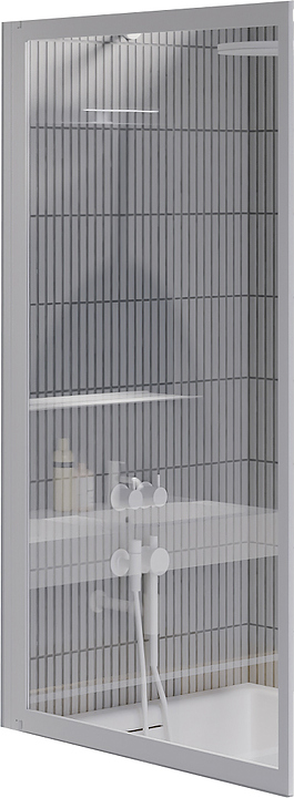 Шторка в ванну RIHO LUCID GD501 80х150 см, белый