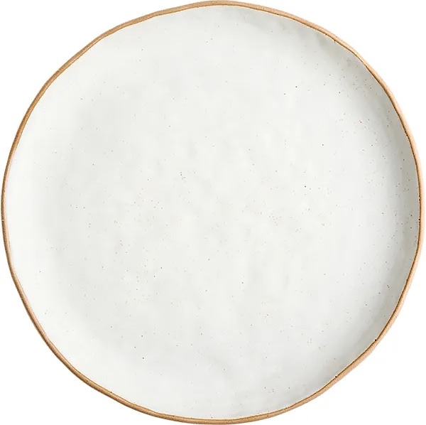 Тарелка Kunstwerk Grasp 20724/white d=26 см h=3,2 см (керамика) белая