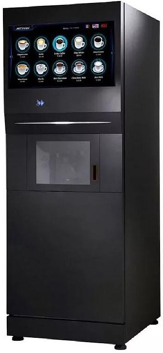 Кофейный торговый автомат Jetinno JL500-ESFB7C-P бункер для чая