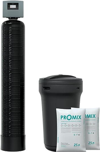 Система умягчения и обезжелезивания SpaceAqua ProMix 1054 V1EWDM (загрузка ProMix F)