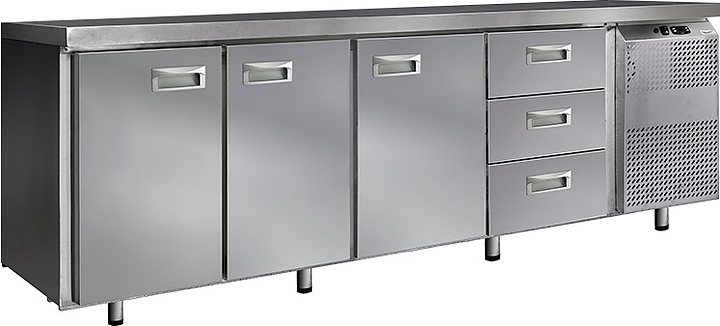 Стол морозильный Finist НХС-600-3/3 (боковой холодильный агрегат)