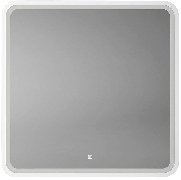 Зеркало Art&Max Genova AM-Gen-800-800-DS-F-White 80х80 см