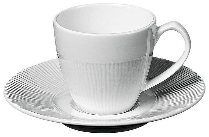 Кофейная пара Noble Neo Silk 306607А 85 мл белый