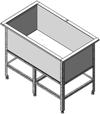 Ванна котломоечная Assum ВКС-П-1/400/900